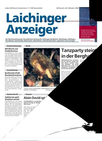 Laichinger Anzeiger 28.10.2009