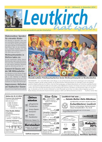 Leutkirch hat was 03.12.2014