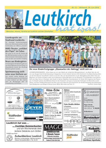 Leutkirch hat was 29.06.2016