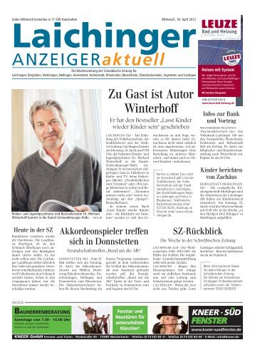 Laichinger Anzeiger 18.04.2012