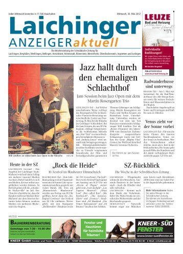 Laichinger Anzeiger 30.05.2012