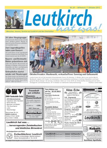 Leutkirch hat was 07.10.2015