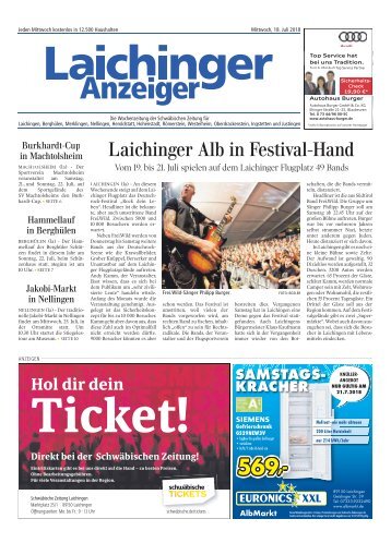 Laichinger Anzeiger 18.07.2018