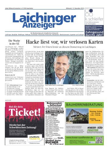 Laichinger Anzeiger 12.12.2018
