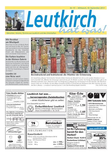 Leutkirch hat was 18.09.2013