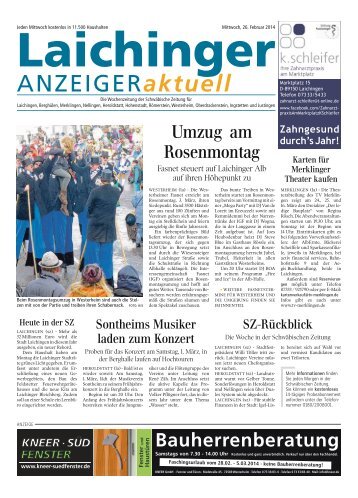 Laichinger Anzeiger 26.02.2014
