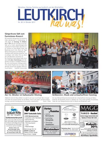 Leutkirch hat was 04.10.2017