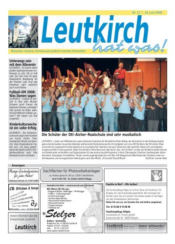 Leutkirch hat was 18.06.2008
