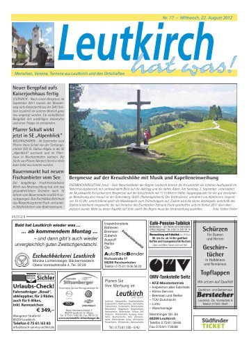 Leutkirch hat was 22.08.2012