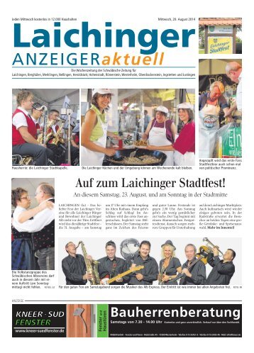 Laichinger Anzeiger 20.08.2014