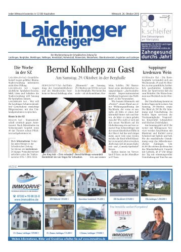 Laichinger Anzeiger 26.10.2016