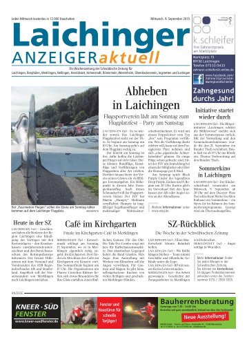 Laichinger Anzeiger 09.09.2015