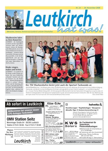 Leutkirch hat was 26.11.2008