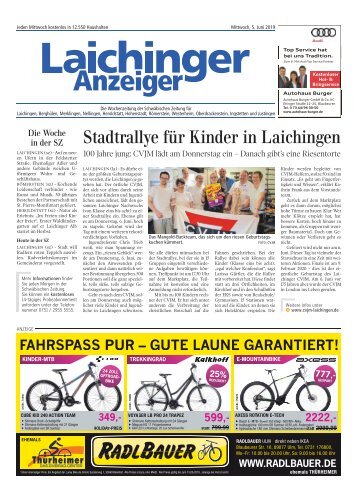 Laichinger Anzeiger 05.06.2019