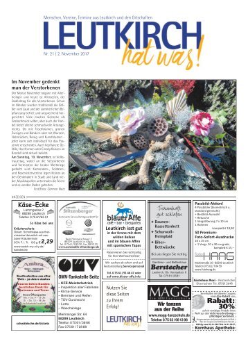 Leutkirch hat was 02.11.2017