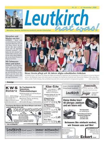 Leutkirch hat was 12.11.2008