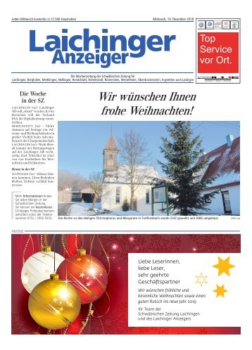 Laichinger Anzeiger 19.12.2018