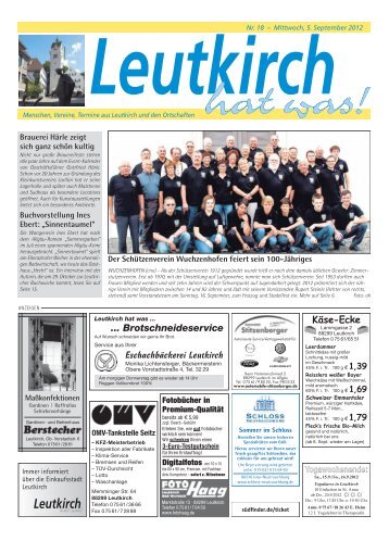 Leutkirch hat was 05.09.2012