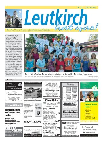 Leutkirch hat was 28.07.2010