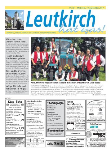 Leutkirch hat was 10.09.2014