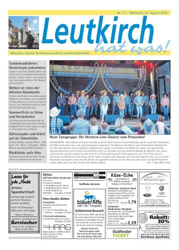 Leutkirch hat was 24.08.2016