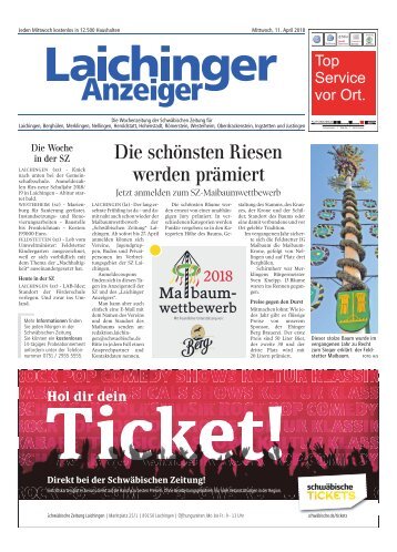 Laichinger Anzeiger 11.04.2018