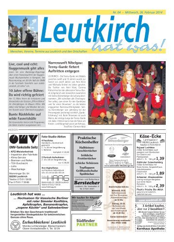 Leutkirch hat was 26.02.2014