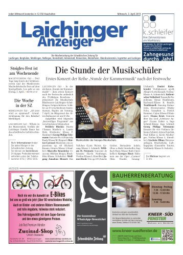 Laichinger Anzeiger 03.04.2019