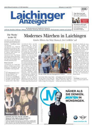 Laichinger Anzeiger 25.04.2018