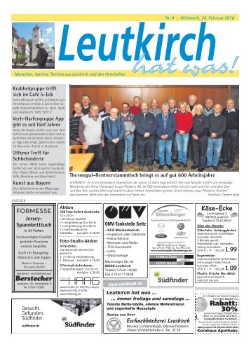 Leutkirch hat was 24.02.2016