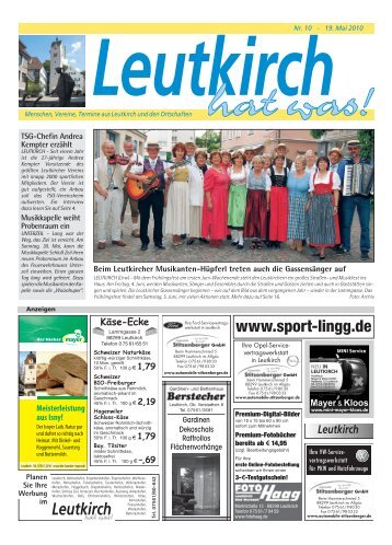 Leutkirch hat was 19.05.2010