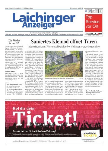 Laichinger Anzeiger 04.07.2018