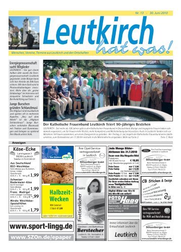 Leutkirch hat was 30.06.2010