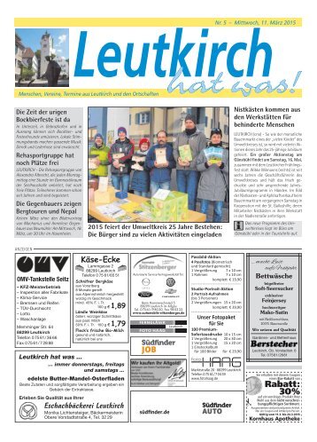Leutkirch hat was 11.03.2015