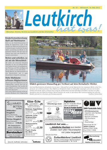 Leutkirch hat was 16.05.2012