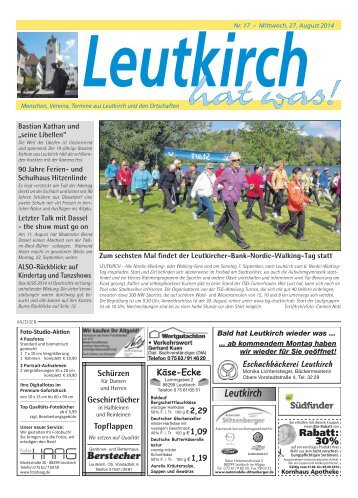 Leutkirch hat was 27.08.2014