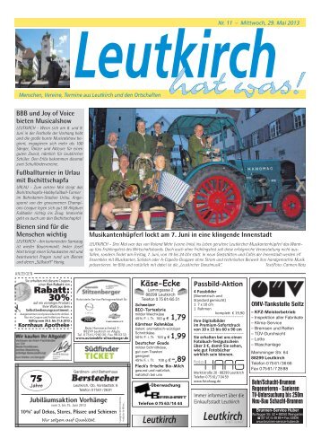 Leutkirch hat was 29.05.2013