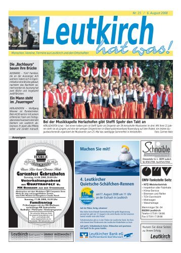 Leutkirch hat was 06.08.2008