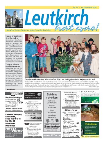 Leutkirch hat was 15.12.2010