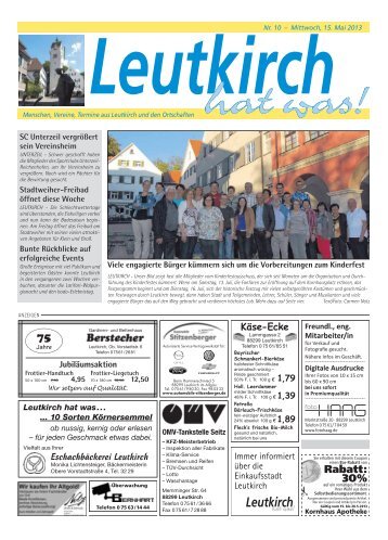 Leutkirch hat was 15.05.2013