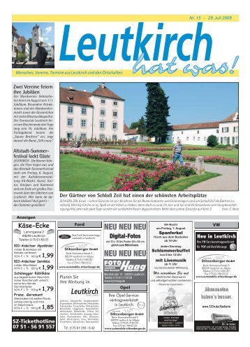 Leutkirch hat was 29.07.2009
