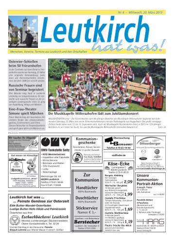 Leutkirch hat was 20.03.2013