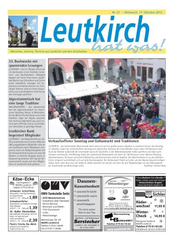 Leutkirch hat was 17.10.2012