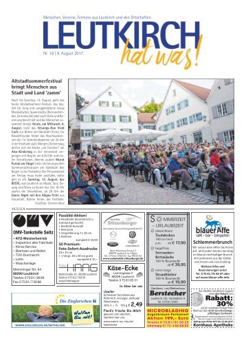 Leutkirch hat was 09.08.2017