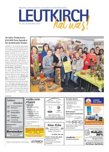 Leutkirch hat was 29.11.2017