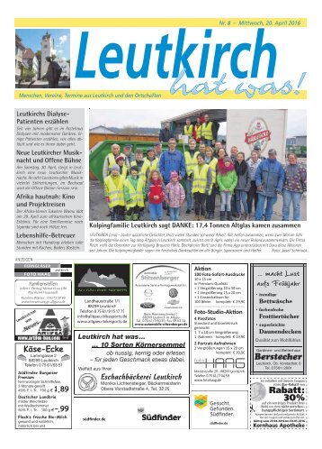 Leutkirch hat was 20.04.2016