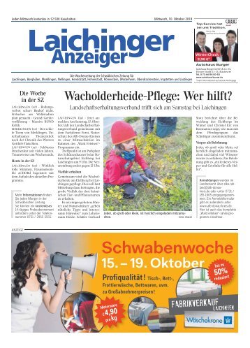 Laichinger Anzeiger 10.10.2018