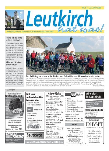 Leutkirch hat was 22.04.2009