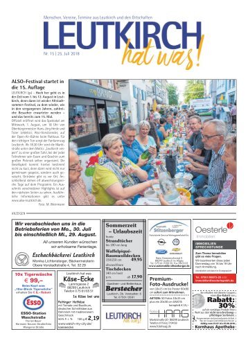 Leutkirch hat was 25.07.2018