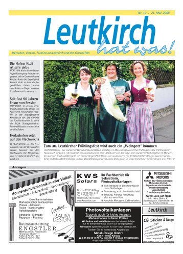 Leutkirch hat was 21.05.2008